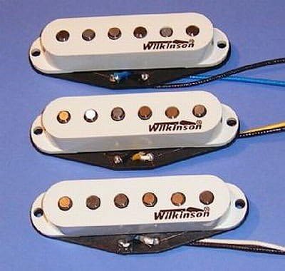 wlkinson Set of 3 pick up Wilkinson Single Coil for Fender Stratocaster High Output MWHS