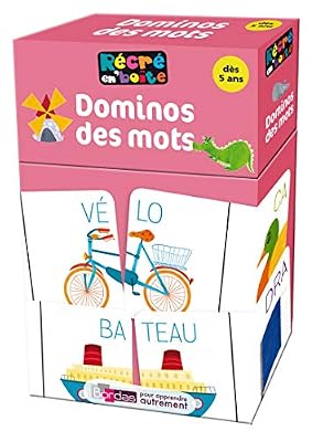 Bordas Récré en Boîte - Dominos des mots