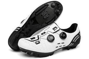 ENEN Scarpe MTB Uomo, Scarpe da Ciclismo Uomo, Scarpe Spinning Donna, Scarpe MTB SPD, Scarpe Mountain Bike Compatibili con Pedali SPD 2 Bulloni con Tacchette, Scarpe Bici, Vari Colori Disponibili