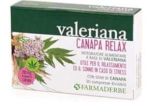 FARMADERBE Valeriana Canapa Relax 30cpr