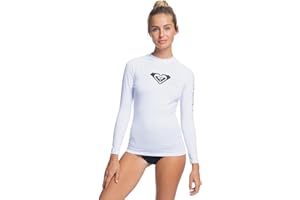 ROXY Women's Whole Hearted Long Sleeve UPF 50 Rash Vest
