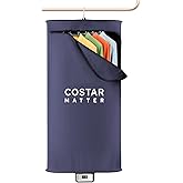 CostarMatter Clothes Warmer, Mini Portable Heater with PTC Heating & Intelligent Timer, Hangable & Foldable Warmer for Clothe
