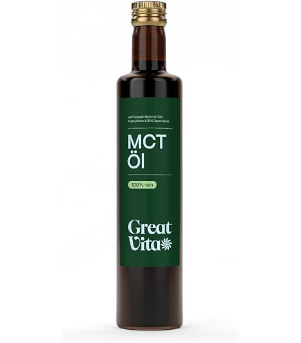 Huile MCT C8 Pure Biologique 1 Litre - Pressée à Froid - Végétalienne - Pour Régime Cétogène
