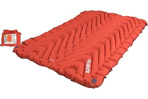 KLYMIT Almohadilla de dormir doble en V, para 2 personas, doble ancho (47 pulgadas), comodidad ligera para acampar en coche, tiendas de campaña para dos personas, viajes y mochileros