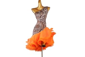 Ärmlös latinsk kjol för kvinnor Ballroom Dance Klänningar för träning Flamenco Cha Cha Performance Kostymer Irregular Swing T
