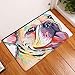 Produktbild Aishankra Hund Tür Eingang Fußmatte Bodenmatte Küche Schlafzimmer Badezimmer Teppiche Anti-Rutschigen Teppich,O,2'0''X2'6''/50X80CM