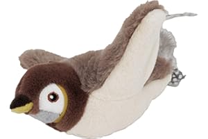 Generico Uccellino per Gatti, 3 Levels Adjustable Cat Bird Toy Flapping, Giocattolo Gatto Interattivo Cat Toy Plush Toys Sparrow, Electric Toy Flapping Bird For Playing
