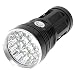 Produktbild Yusi 18 LEDs 18000 Lumen High Power Taschenlampe Lampe Wasserdicht 3 Modi Searchlight Torch Leistungsstark Torch Taschenlampe für Outdoor-Reise Jagd Camping Wandern Angeln Radfahren Geschenke (Akku Nicht Enthalten)