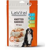 LaVital Knotted Rawhide With Duck &Ouml;rdek Eti Sarılı K&ouml;pek &Ouml;d&uuml;l Kemiği 100g Yetişkin K&ouml;pekler İ&ccedil;in