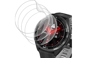 WONDONER [4 Stück] für Folie Garmin Forerunner 965 Soft TPU, Staubdicht Screen Protector für Garmin Forerunner 965 Panzerfolie, Hohe Auflösung Keine Blasen Displayschutz Garmin Forerunner 965 Schutzfolie
