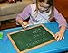 Toys of Wood Oxford Wooden Easel - Foldable Table Top Easel Double Sided Magnetic Boards with magnetic shapes, magnetic alphabet, magnetic numbers