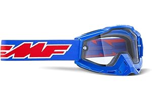 PRORACER Masque FMF POWERCORE de motocross pitbike ski snowboard (Vert)
