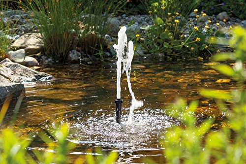 Solar Teichpumpe Genova mit 2 verschiedenen Sprinkleraufsätzen, Esotec 101735 - 4