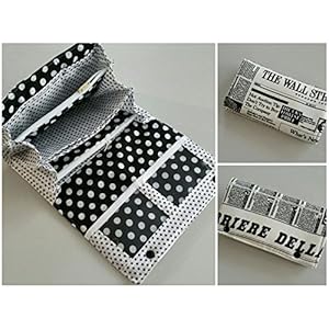 Portemonnaie, Geldbörse Frauen, Geldbörse Damen, Portemonee Damen, Handmade Einzelstück, Business Design, Wall Street Journal