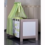 19 Tlg. Bett-Set Sleeping Bear grün + Babyzimmer Felix in Akaziengrau mit 3-türigem Kleiderschrank - 3