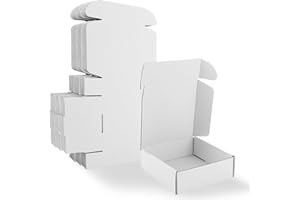 CYEER Confezione da 50 cartoni da spedizione, dimensioni piccole, 150 x 150 x 50 mm, confezione da spedizione