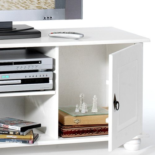 Lowboard TV Möbel BELFORT, weiß - 2