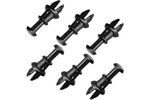 JEYORZY 6 Stück Auto Kofferraumabdeckung Clips, Hutablage Clips Hutablage Haltegurt Auto Kofferraumklammern, Hutablage String Clip Knopfhalter Kofferraum Hutablage Saiten Clips Haken Halter