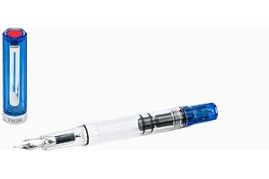 Twsbi Eco Trans Blue pennino M - Penna Stilografica trasparente BLUE