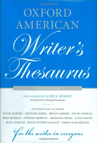 Télécharger gratuit Oxford American Writer's Thesaurus Livre en ligne