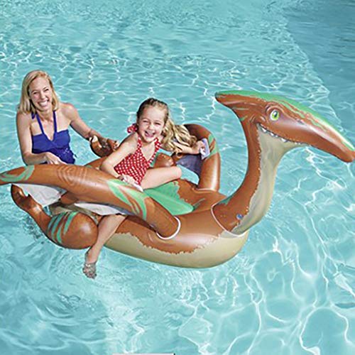 Preisvergleich Produktbild TianranRT Kinderschwimmring,Kinderspaß Aufblasbare Schwimmende Surfleine Nützlich Für Kinder Interesse Outdoor-Aktivitäten Süß Und Kreativ,Blau