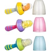 Bebedor 589 Silikon Meyve Ve Sebze Besleyici, Sarı, 6+ Ay, 0.08 kg