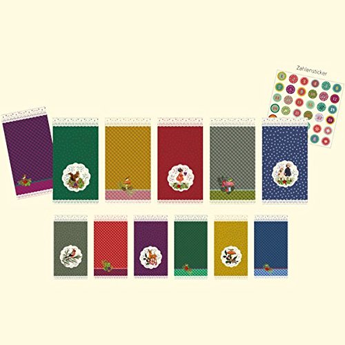 Preisvergleich Produktbild 24 Geschenktüten: Für kleine Weihnachtsüberraschungen - ideal für einen Adventskalender