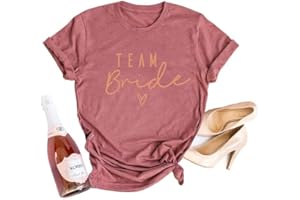 SLENDSHAPER JGA Camiseta del equipo de novia, camiseta para mujer, despedida de soltero, camiseta de dama de honor (S-3XL)