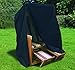 Produktbild Profiline Schutzhülle mit 2 Reißverschlüssen #1001329, aus starkem 420 D Polyester in anthrazit für einen Strandkorb, in praktischer Tragetasche, 150 x 100 cm, 165 cm Höhe