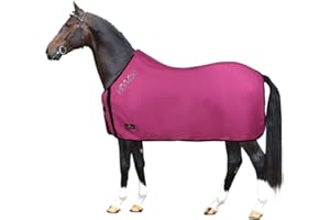 Horses, Couverture en Polaire pour Cheval, Modèle Basic, Souple et Confortable, Idéale pour Le Transport e Après Le Travail