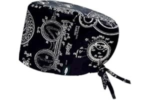 ROBIN HAT OFTALMOLOGIA - Capelli Lunghi Cuffia Chirurgica - Regolabile - 100% Cotone (Autoclave)