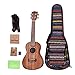 Produktbild Dilwe Ukulele, Professionelle 24 Zoll Holz Ukulele Kit mit Tragetasche für Kinder Anfänger Studenten Erwachsene