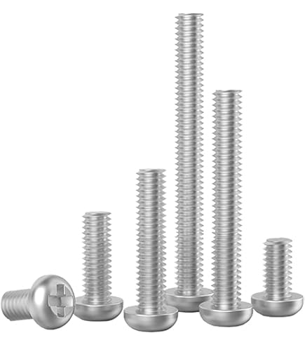 Sourcing Map M6x10mm Machine Screws Phillips Cross Pan - View #8