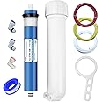 HUINING 50GPD 75GPD 100GPD 150GPD New Reverse Osmosis Element Water Filter Membrane 1812/2012 Replacement Water Filter (75GPD Set)