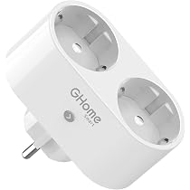 GHome Smart Wifi Smart Plug, presa 2 in 1 con monitoraggio dell ...