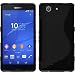 Produktbild PhoneNatic Case für Sony Xperia Z3 Compact Hülle Silikon schwarz S-Style Cover Xperia Z3 Compact Tasche Case