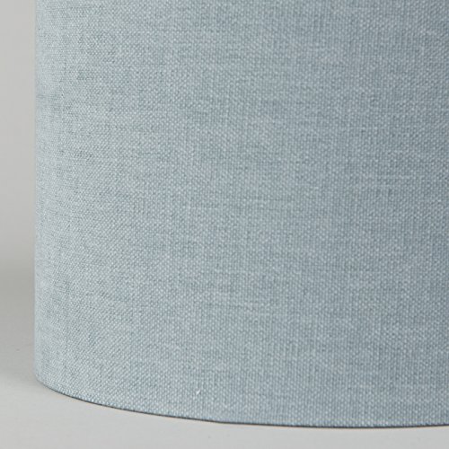 QAZQA Modern Polyester Lampenschirm 20/20/15 Zylinder mineral , Rund gerade Schirm Pendelleuchte, Schirm Stehleuchte, - 5