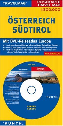 Preisvergleich Produktbild Reisekarte : Österreich / Südtirol (+ DVD-Rom)