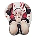 Produktbild SNTC Mauspad Mausmatte Cute Girl Soft Silikon 3D Mauspad Ergonomische Mauspad Gaming Mousepad Mit Handballenauflage,B