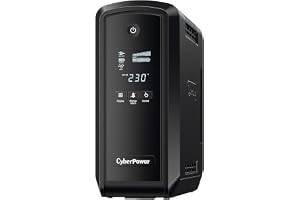 CyberPower CP900EPFCLCD PFC backup-växelriktare ren sinus 900 VA/540 W 2 brittiska uttag 4 x IEC