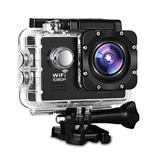 Action-Kamera-Fivanus-WIFI-14MP-Full-HD-1080P-Sport-Action-Camera-20-Zoll-Actioncam-30M-Wasserdicht-170--Weitwinke-mit-2-Batterien-und-Zubehr-Kits