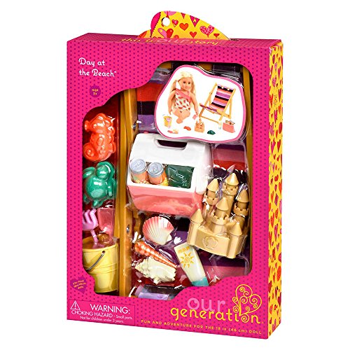 Preisvergleich Produktbild Our Generation 44585 - Strandstuhl und Zubehör für Puppen