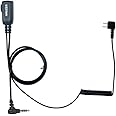 NAUZER Peltor Cable with PTT Microphone for Peltor Sporttac Headsets Hunting Compatible with 1 Pin Walkie Talkie Yaesu
