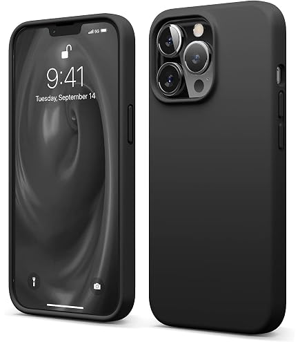 Coque IPhone 13 Pro JETech Compatible MagSafe - Translucide Mat - Protection Objectif Caméra - Antichoc - Noir
