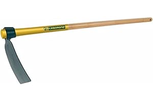 Leborgne, Houe Duopro Forgée 14 cm, Manche Bois Certifié PEFC 100%, Pratique avec Manche Percé pour Rangement Suspendu, Remplacement Facile grâce à la Douille Ronde Conique, Fabriqué en France