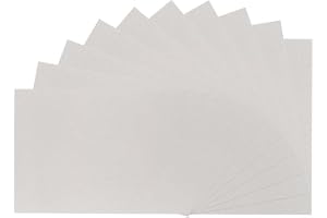Vaessen Creative Grå Kartong för Pyssel – Bokbinderikartong A4 – Hobbykartong 1 mm – 10 ark Pysselkartong - för Bokbinderi, S