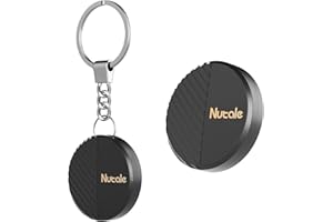 Nutale Mate Localisateur D'objets de Clé Noir 1PCS Portefeuilles Key Finder Téléphone Chercheur Trouve-clés Porte Clés Localisateur et Traqueur Sonore pour Retrouver Clés