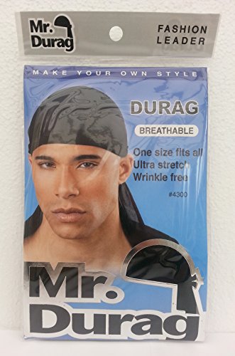 Mr Durag Breathable Wrinkle Free Cap Ultra Stretch No 4300 Black