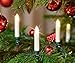 Produktbild 12er LED Weihnachtskerze Elfenbein / Creme, Dimmbar, Flackermodus, Timer, GS geprüft, Hansecontrol Testnote: 1,7 - kabellose Weihnachtsbaumbeleuchtung für Innen- und Außen