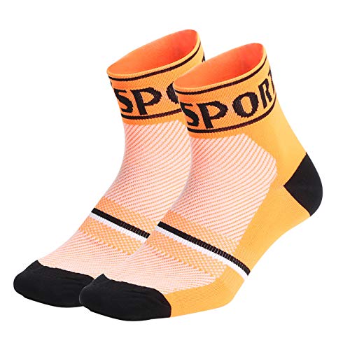 Amyove Chaussettes Occasionnelles Cyclistes Respirantes et Professionnelles Chaussettes de Sport décontractées